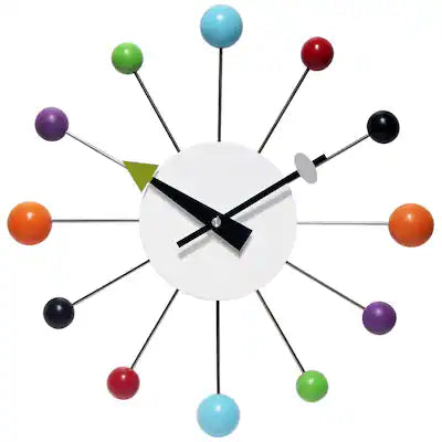 Infinity Group Clock Infinity Instruments - Orb Spoke Multi-Color Indoor Wall Clock ...