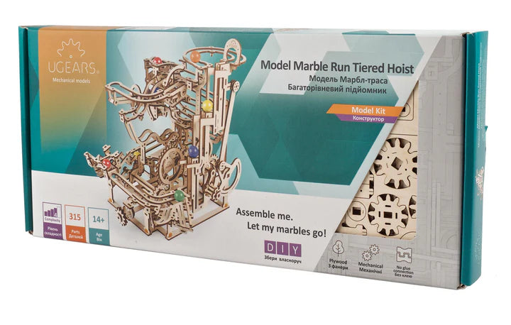 UGears - MARBLE RUN TIERED HOIST