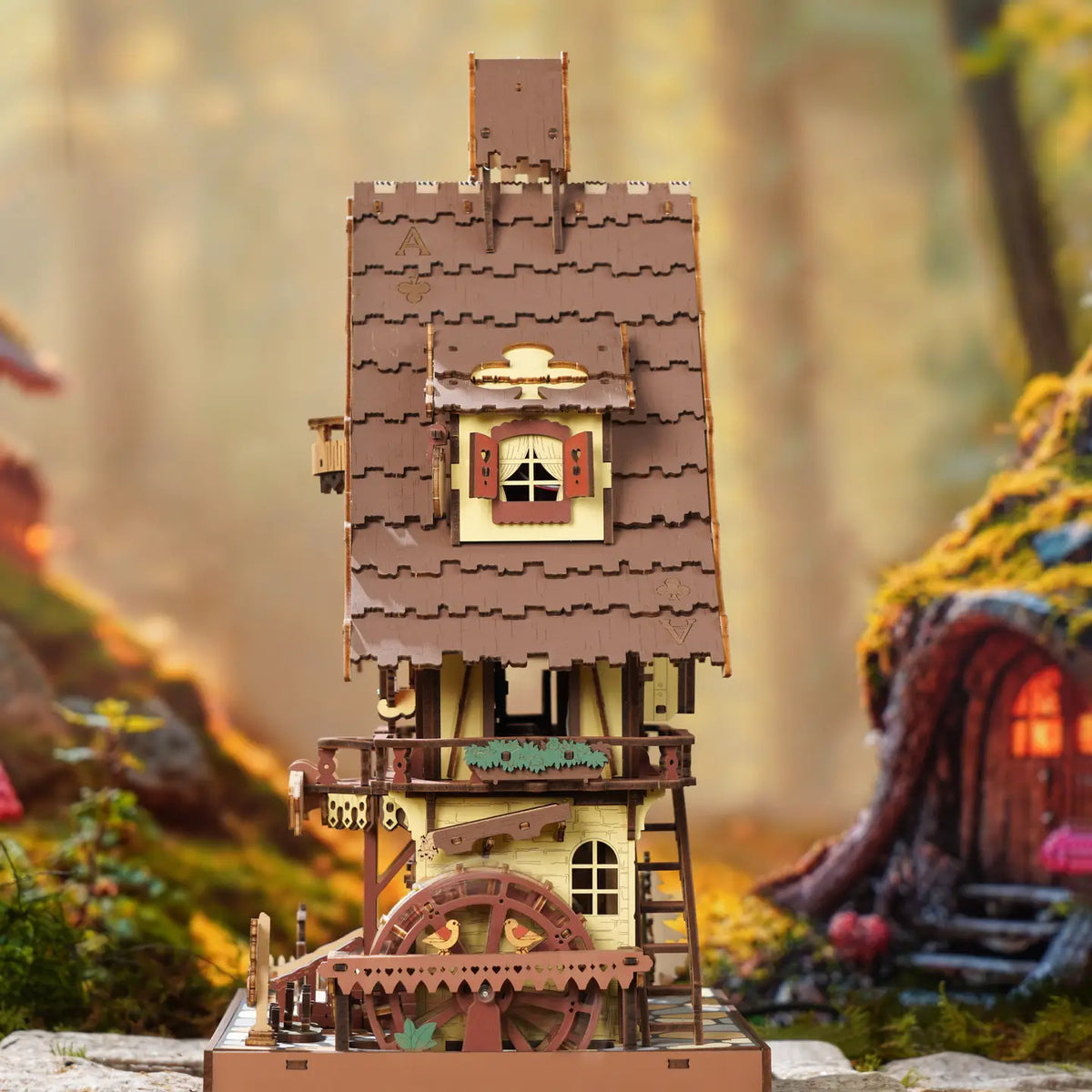 ROKR Cuckoo Clock DIY 3D Puzzle Kit