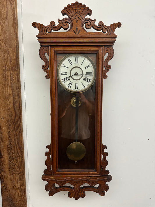 Antique - Ansonia Queen Mary Wall Clock