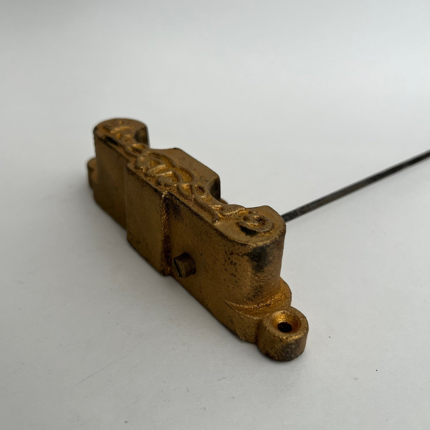#20 Single Rod Gustav Becker Wall Clock Chime Block/Rod