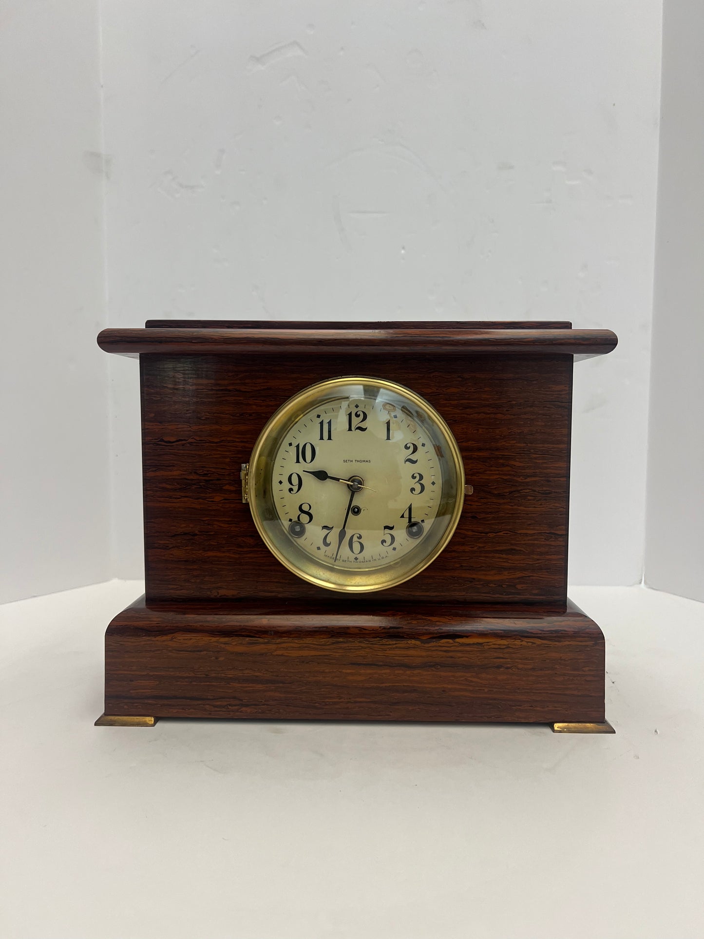 Antique Seth Thomas 2-Spring Mantel Clock (Rectangle)