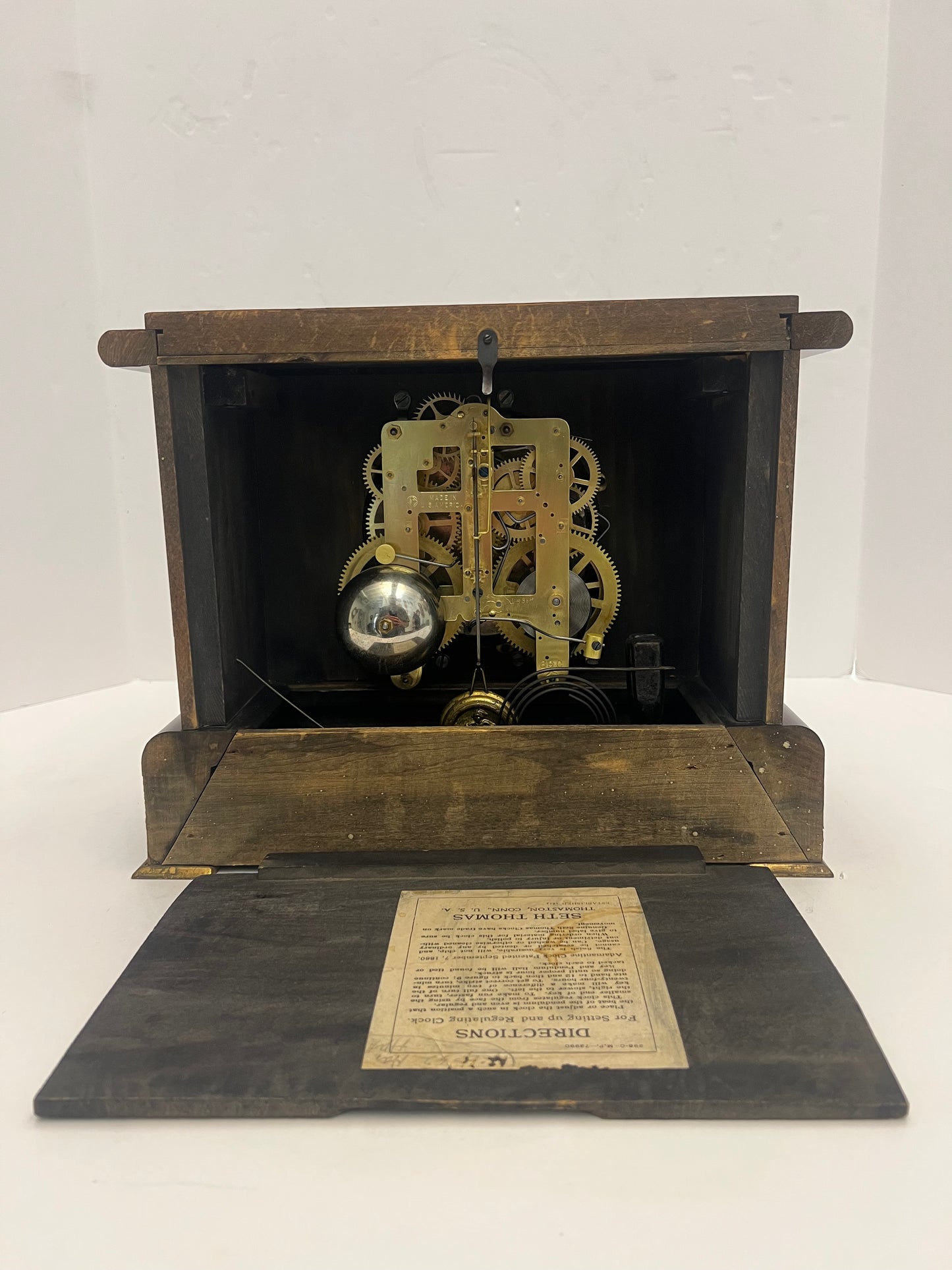 Antique Seth Thomas 2-Spring Mantel Clock (Rectangle)