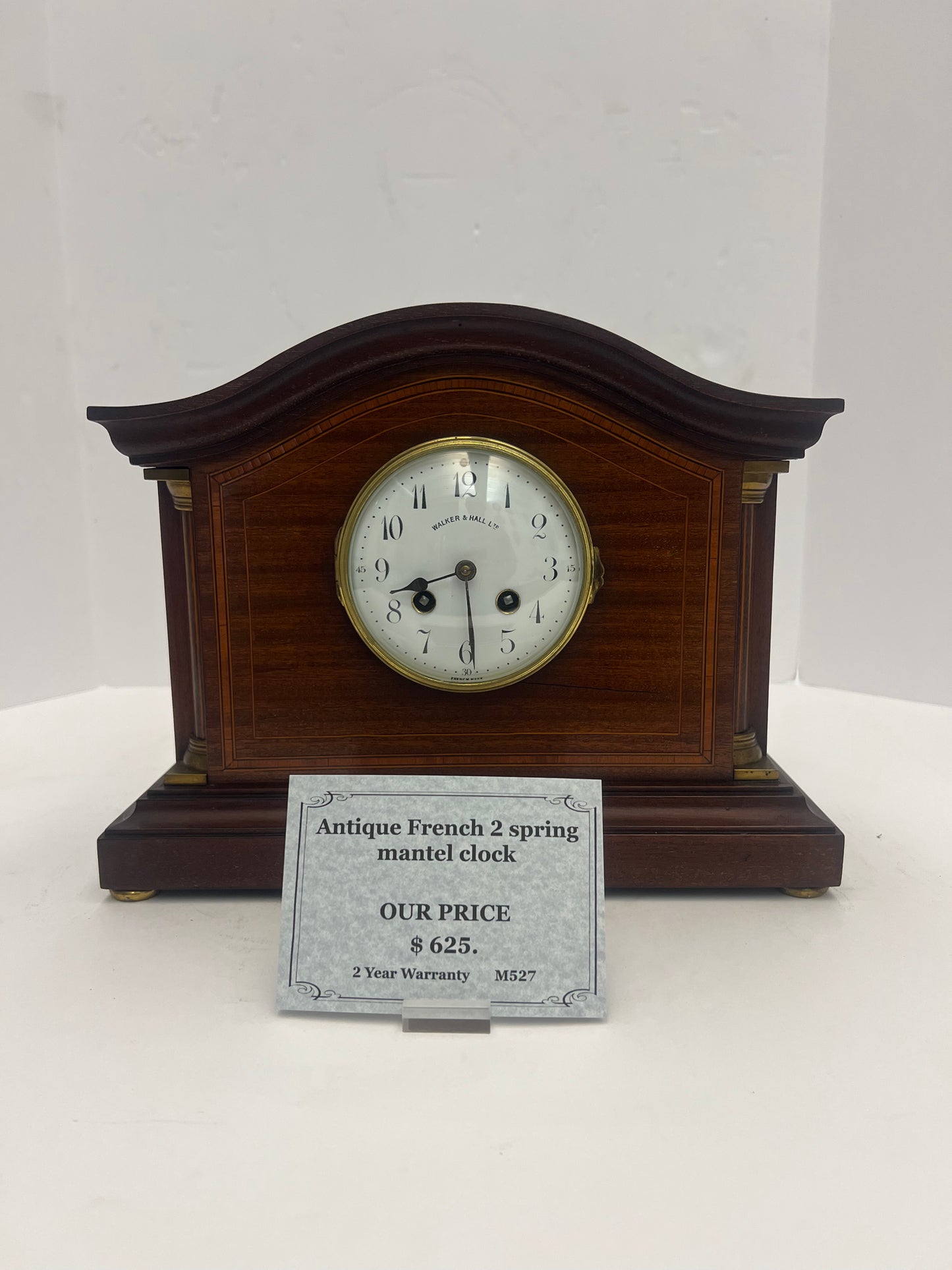 Antique French 2-Spring Mantel Clock