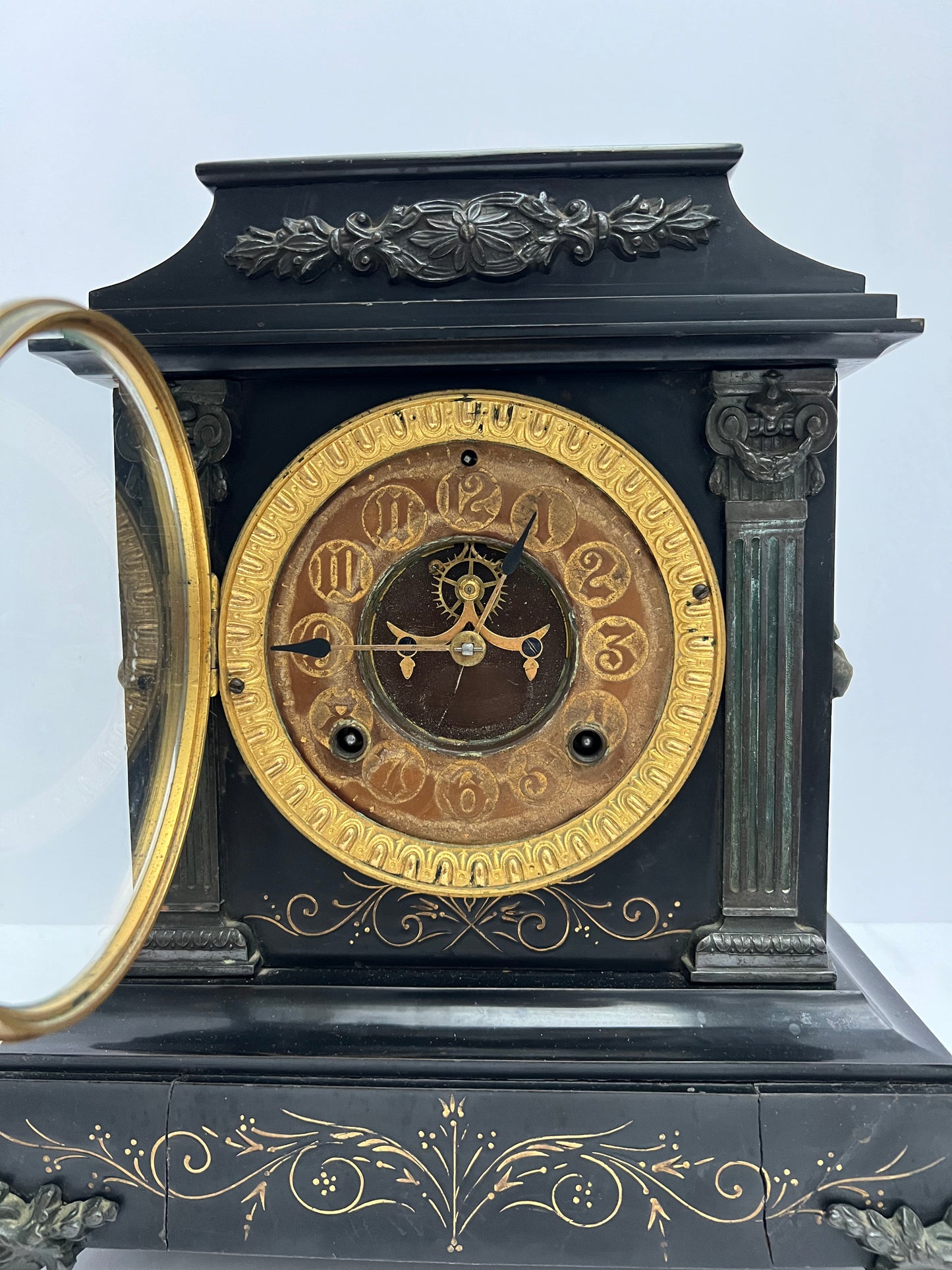 Parts Clock Whole - Ansonia Mantel Clock