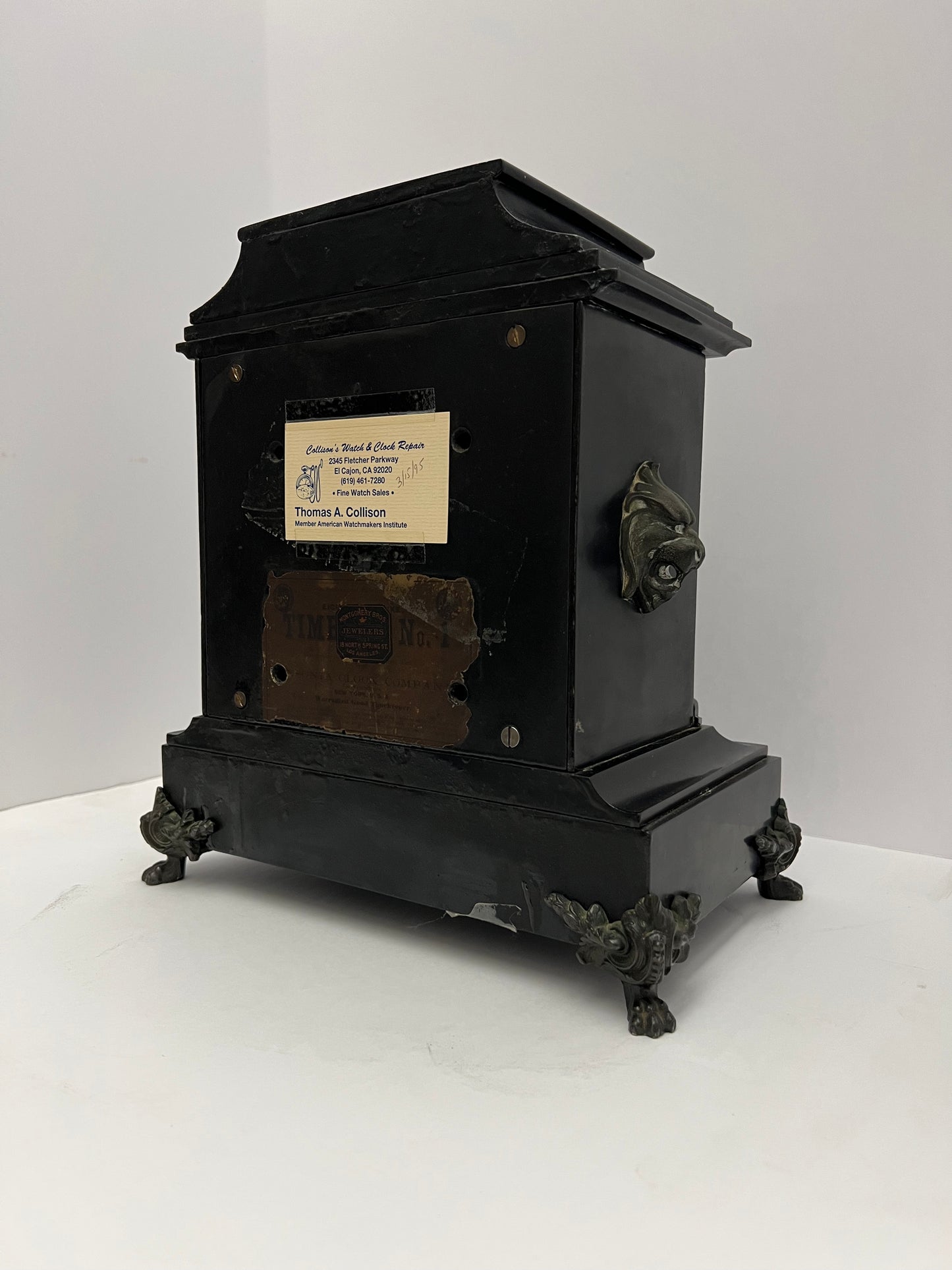Parts Clock Whole - Ansonia Mantel Clock