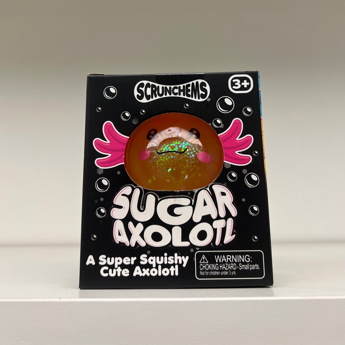 Scrunchems Sugar Axolotl Squishy Fidget Toy