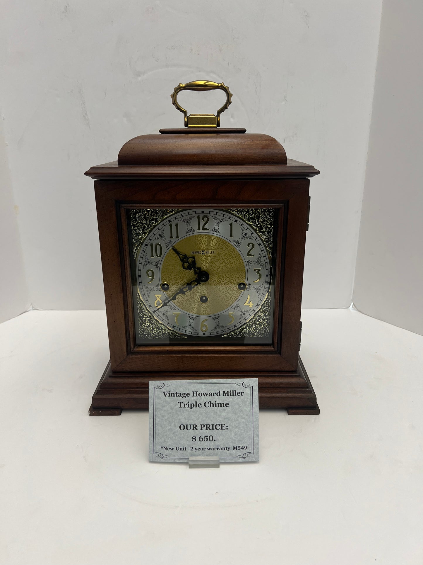 Vintage - Howard Miller Samuel Watson Mantel Clock