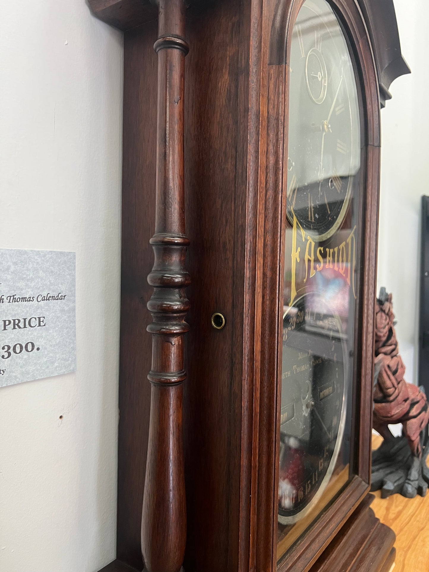 Antique Seth Thomas Fashion Calendar Clock #6