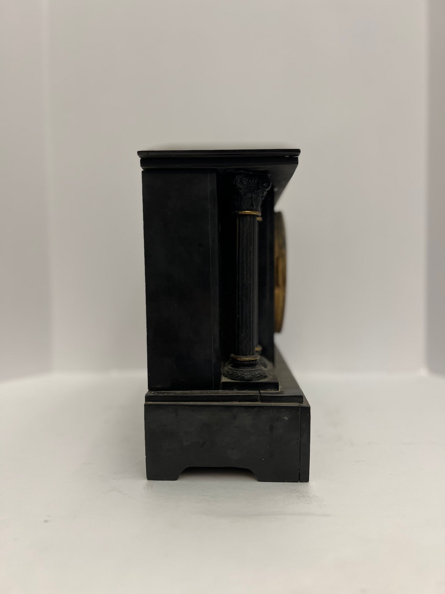 Parts Clock Whole - Ansonia Slate Mantel Clock