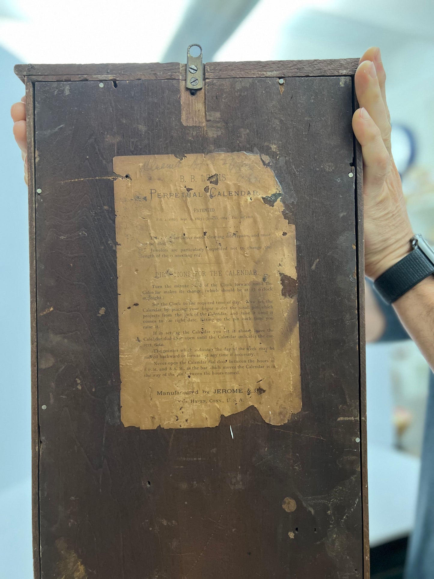 Parts Clock Whole - Jerome & Co. Perpetual Calendar Wall Clock