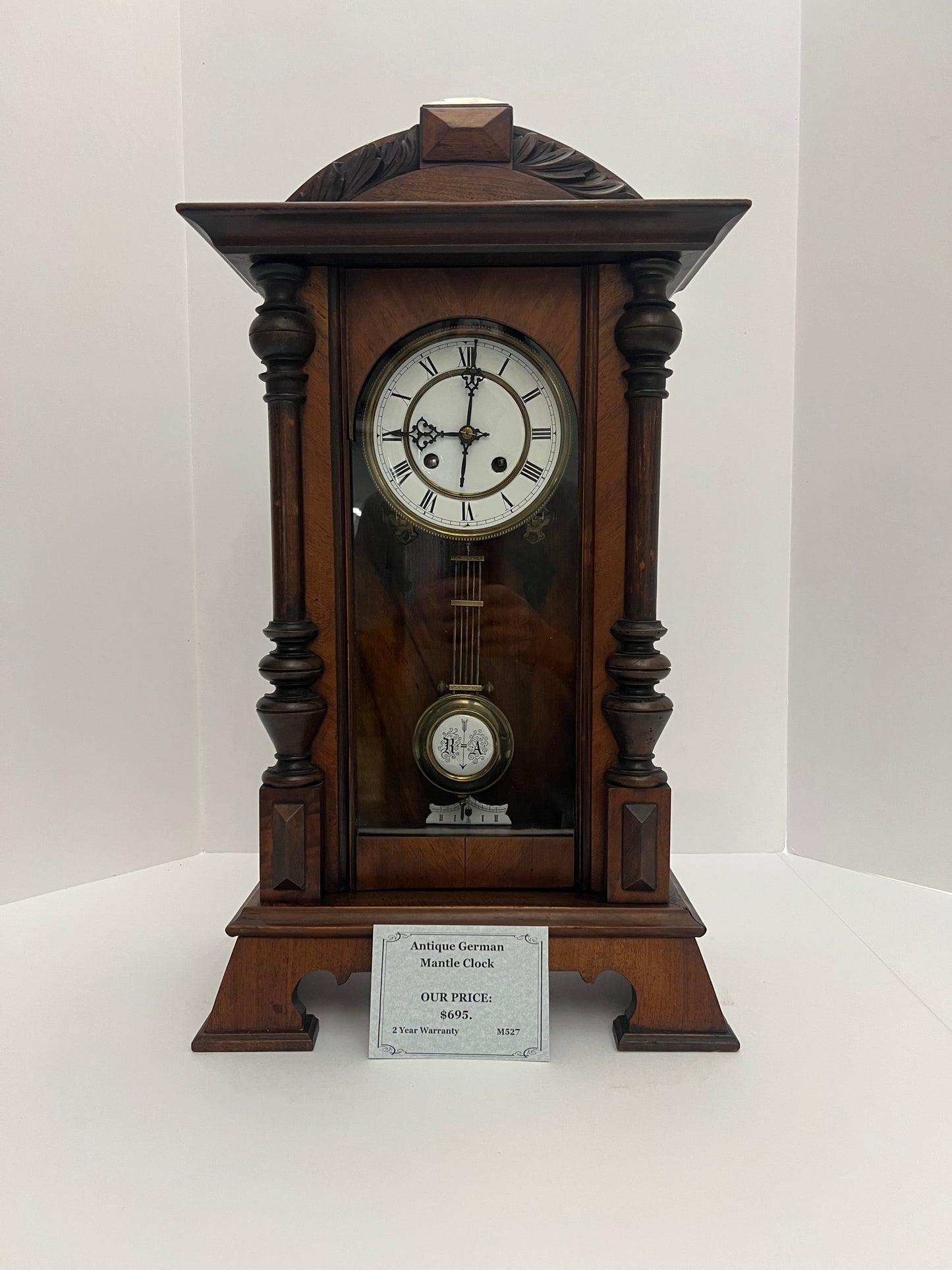 Antique German R&A Mantle Clock