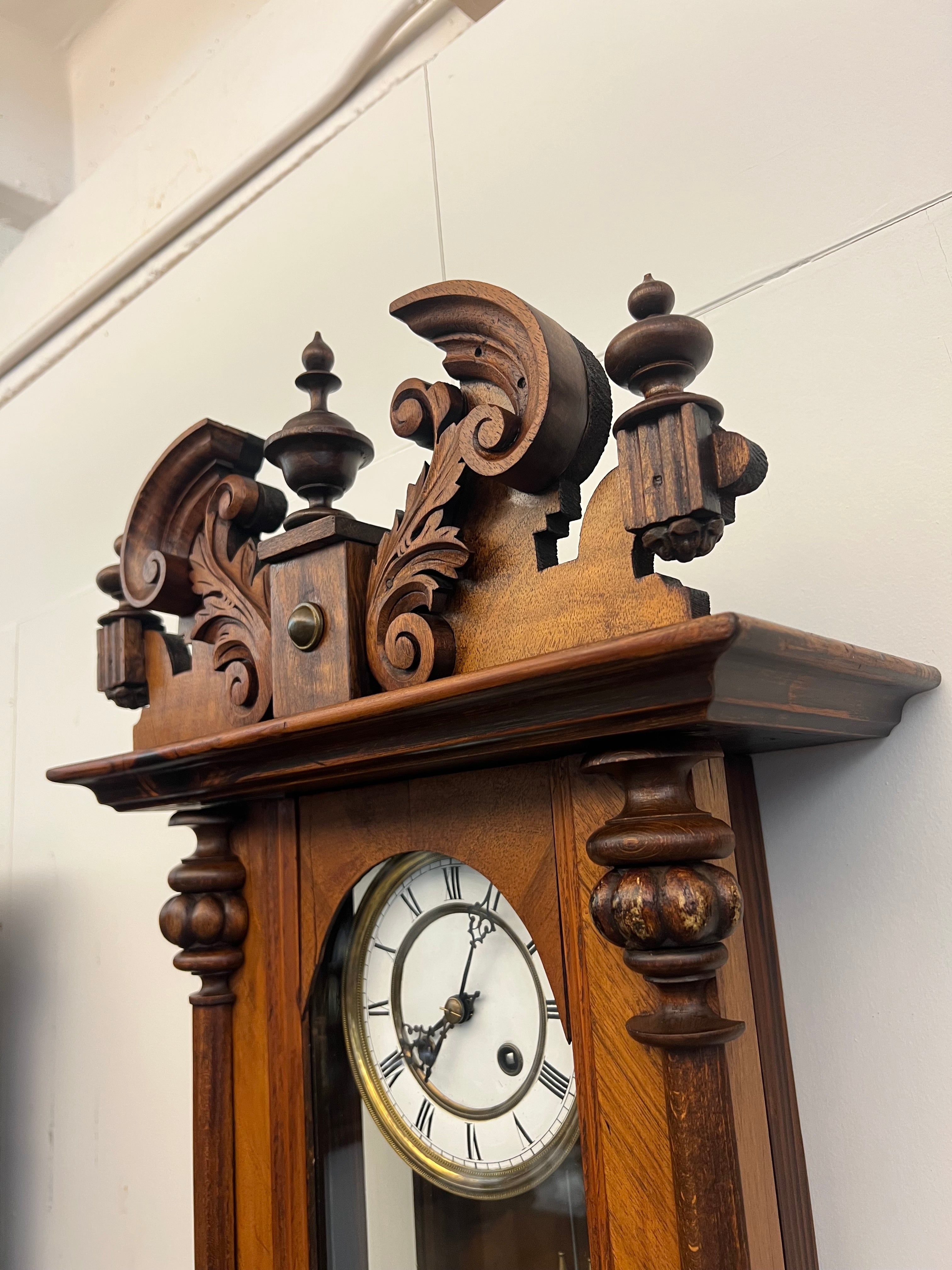 Antique German R&A Wall Clock – McGuiresclocks