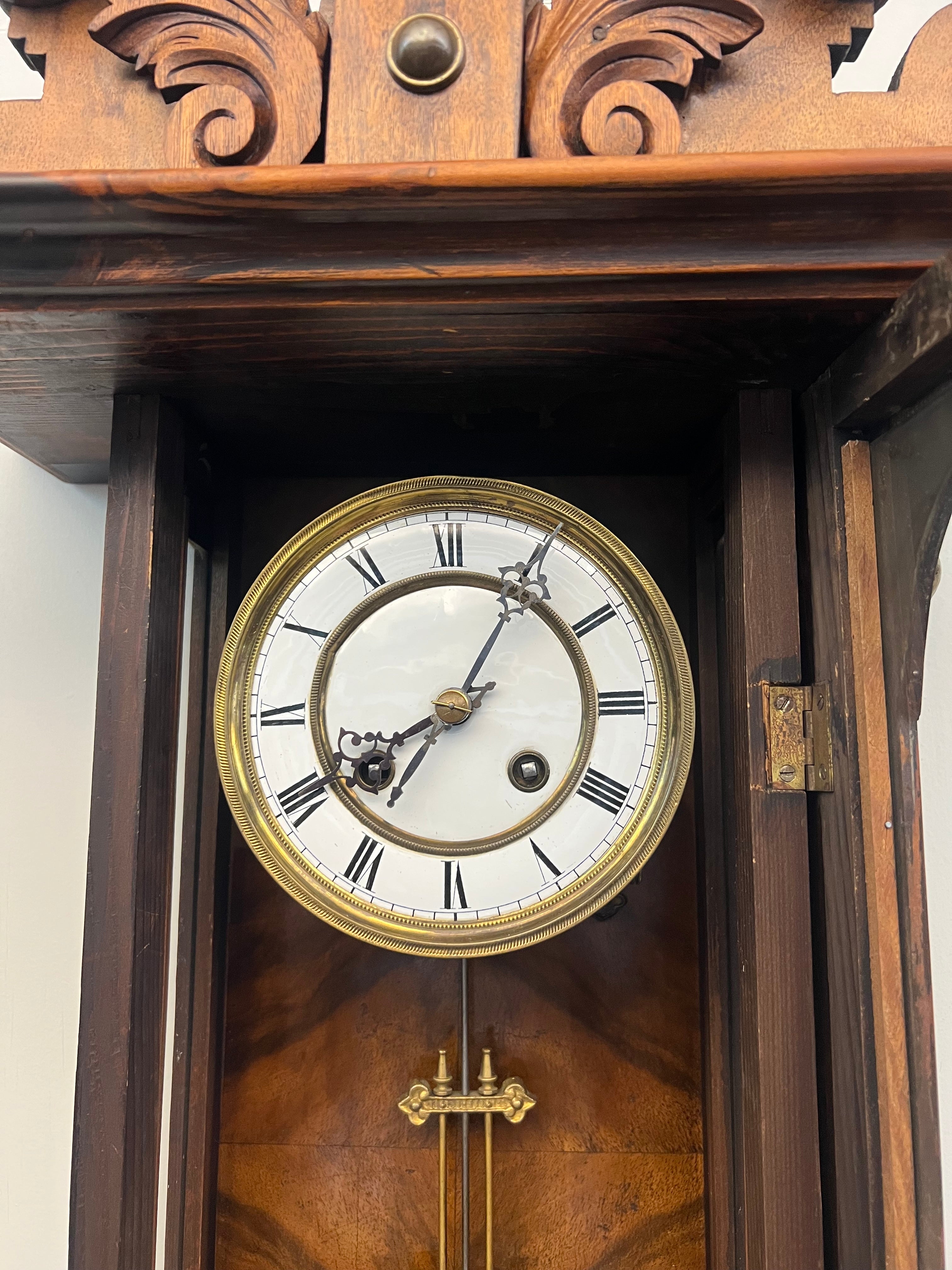 Antique German R&A Wall Clock – McGuiresclocks