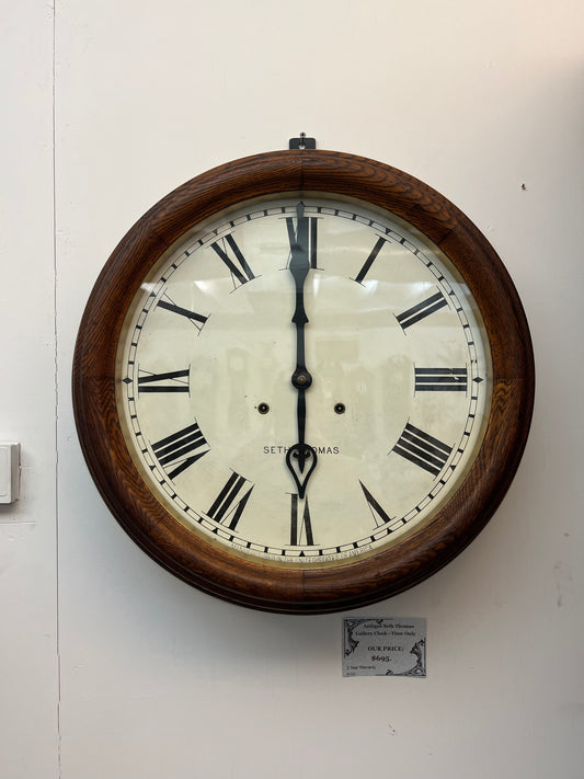Antique Seth Thomas Gallery Clock