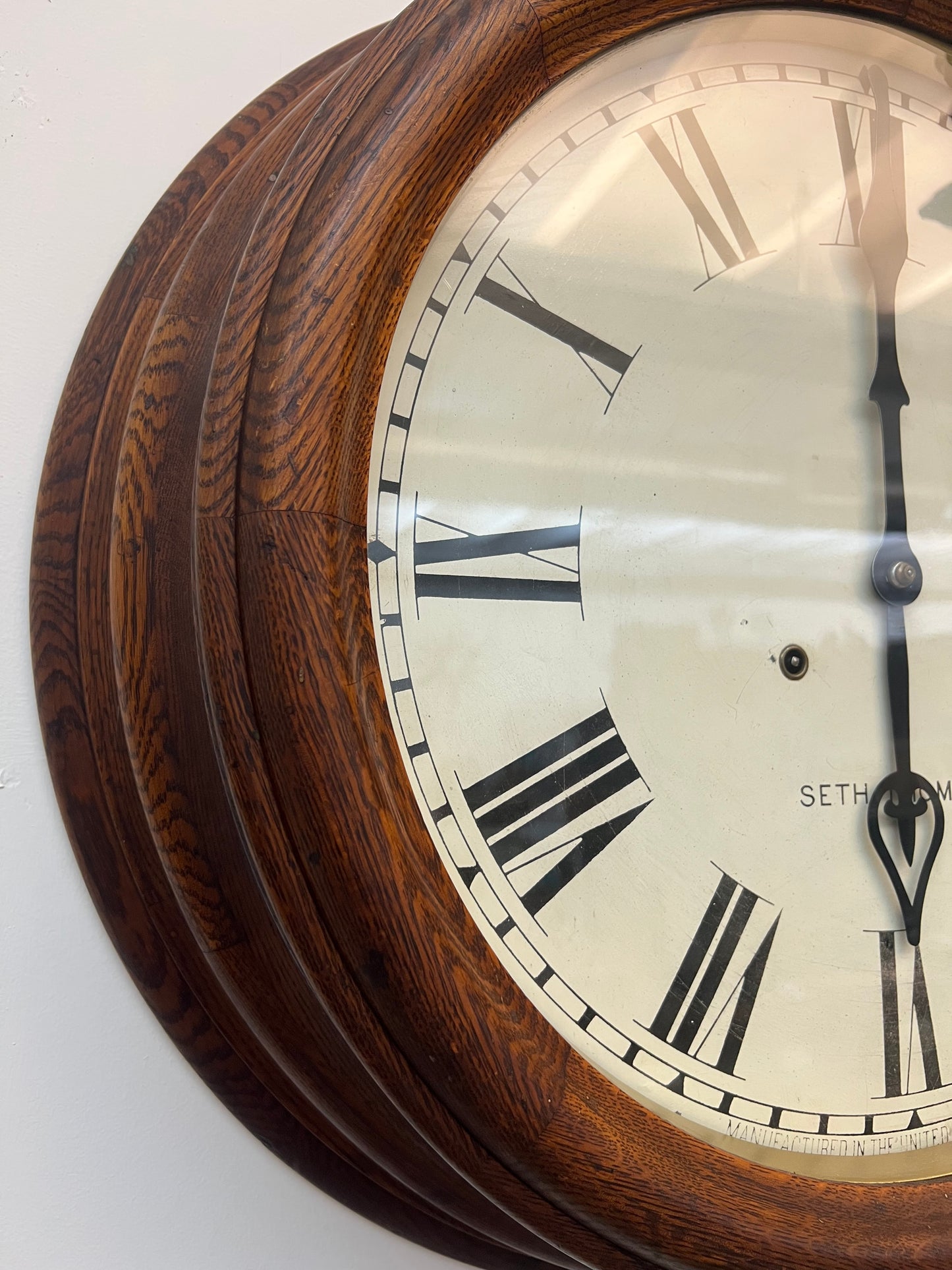 Antique Seth Thomas Gallery Clock