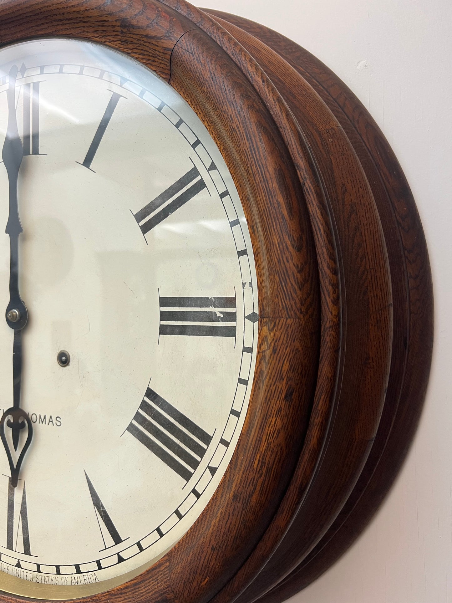 Antique Seth Thomas Gallery Clock