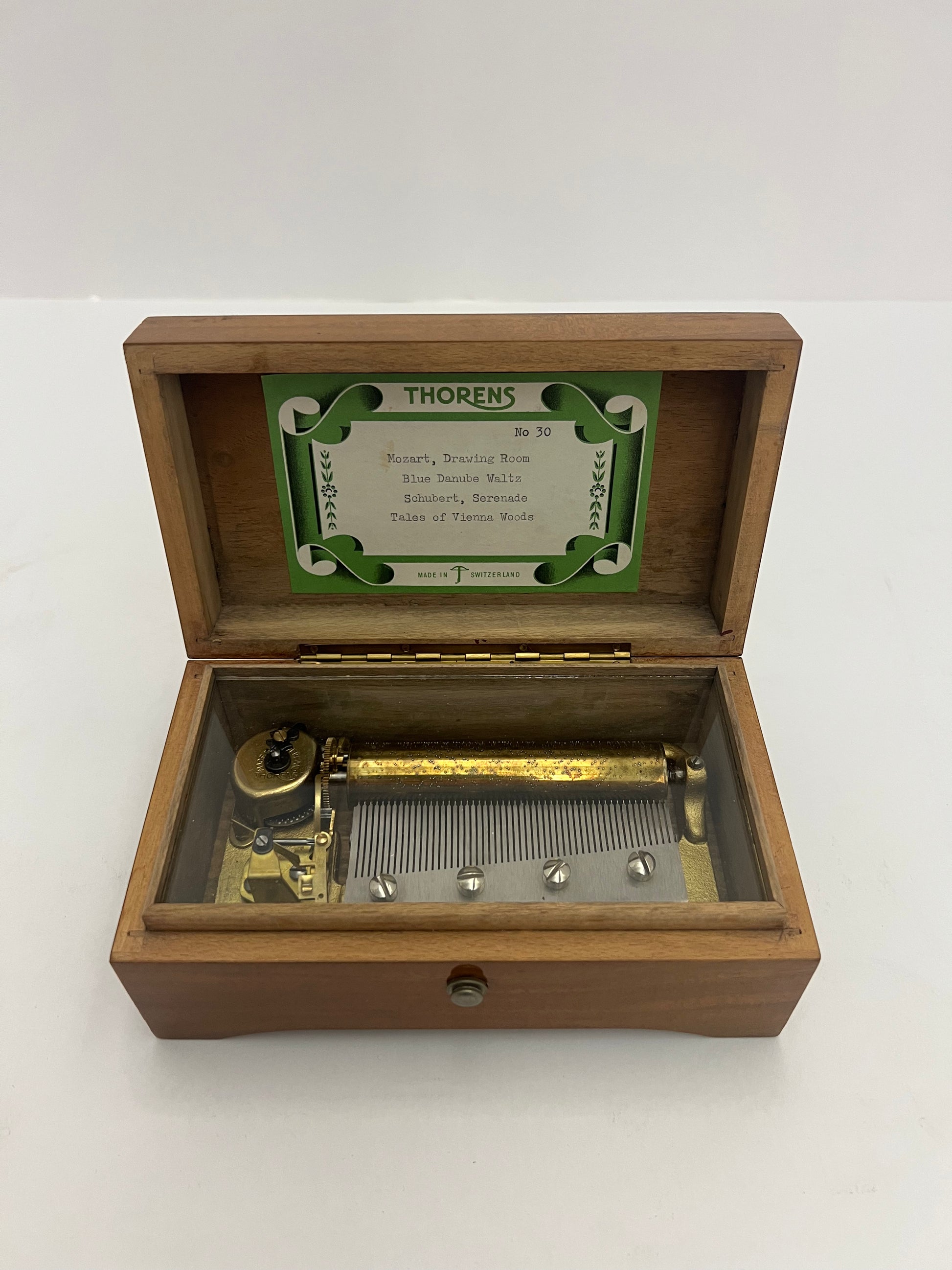 Vintage Thorens No. 30 Music Box – McGuiresclocks Vintage Thorens No. 30 Music Box – McGuiresclocks