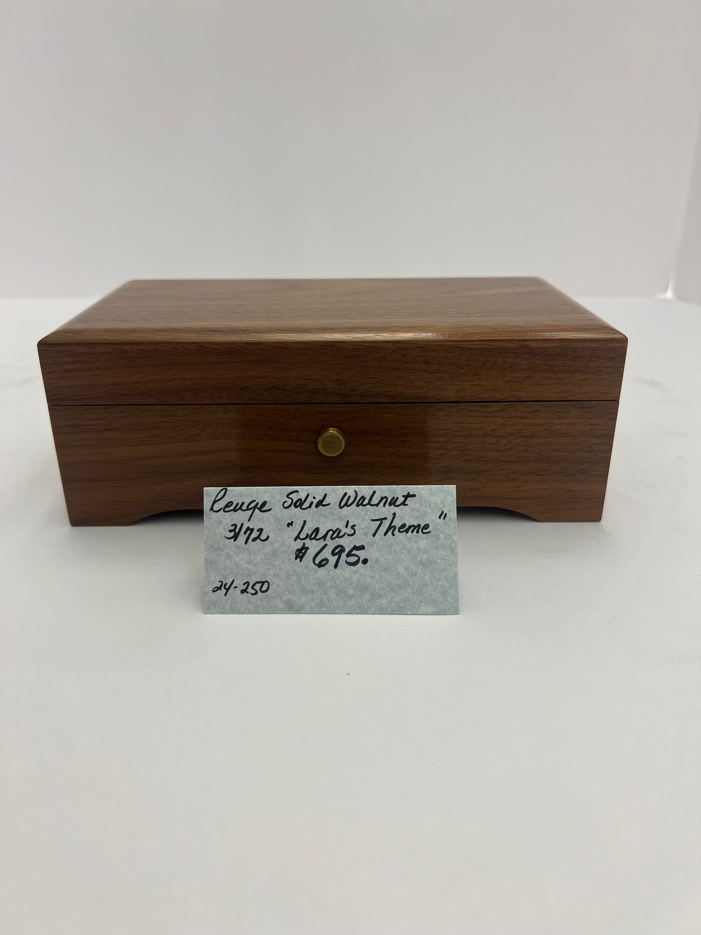 Reuge Solid Walnut "Lara's Theme" Music Box
