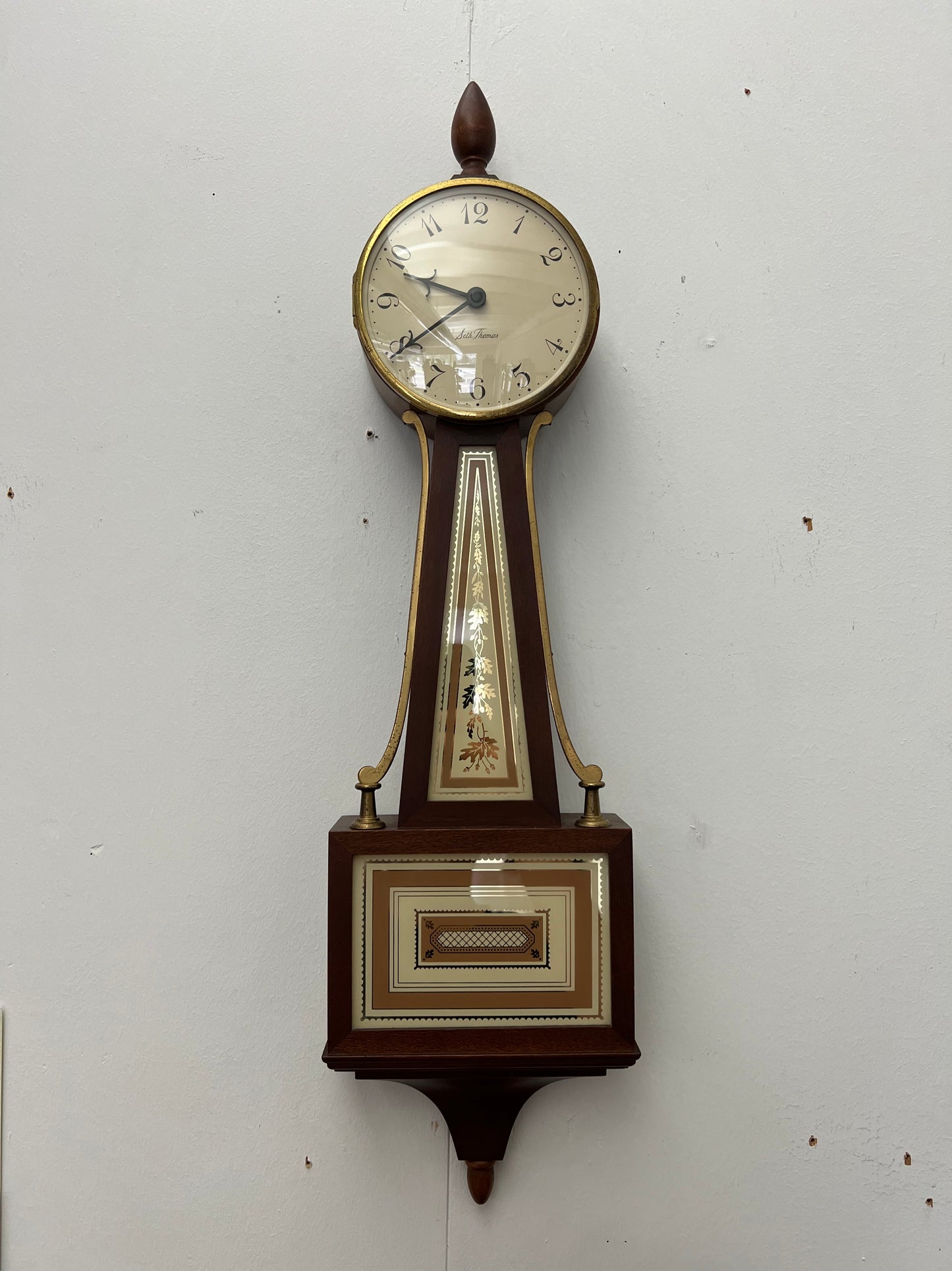 Vintage Seth Thomas Banjo Wall Clock