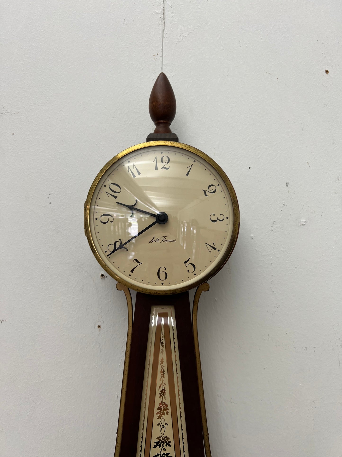 Vintage Seth Thomas Banjo Wall Clock