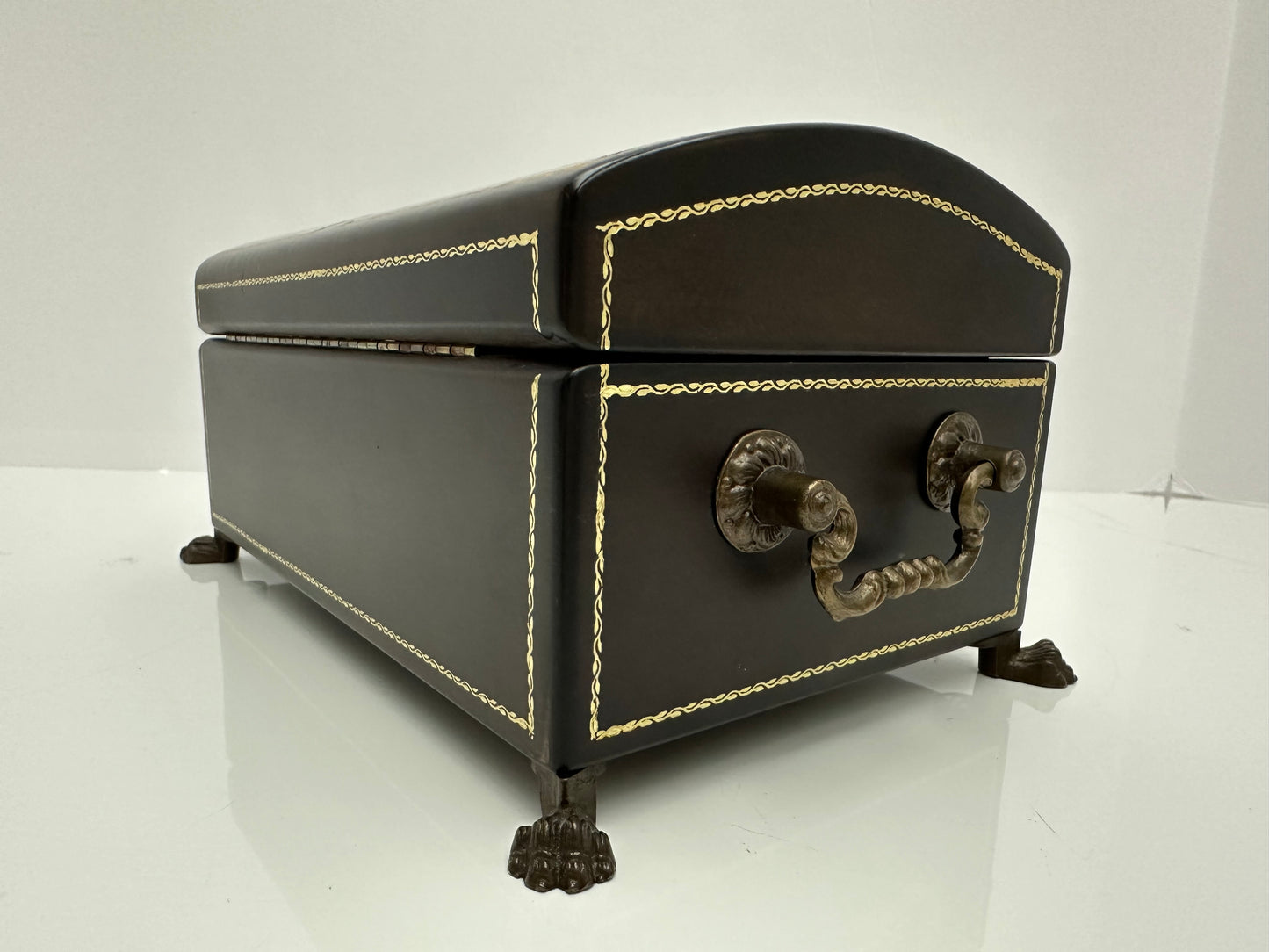 Vintage - Reuge 4/50 Note Chest Music Box with English Country Scenes