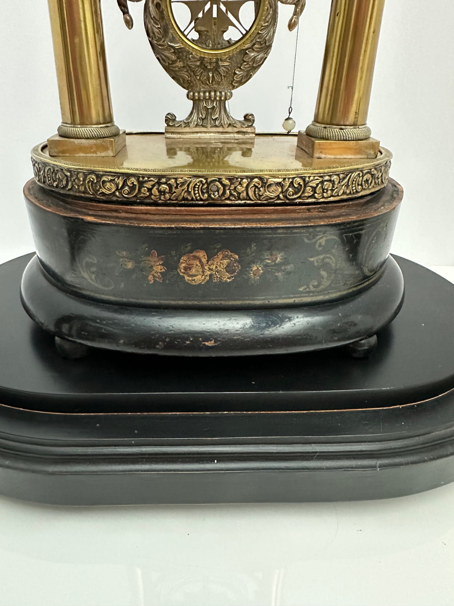 Antique -  Vienna Quarter Hour Repeater Mantel Clock with Music Box
