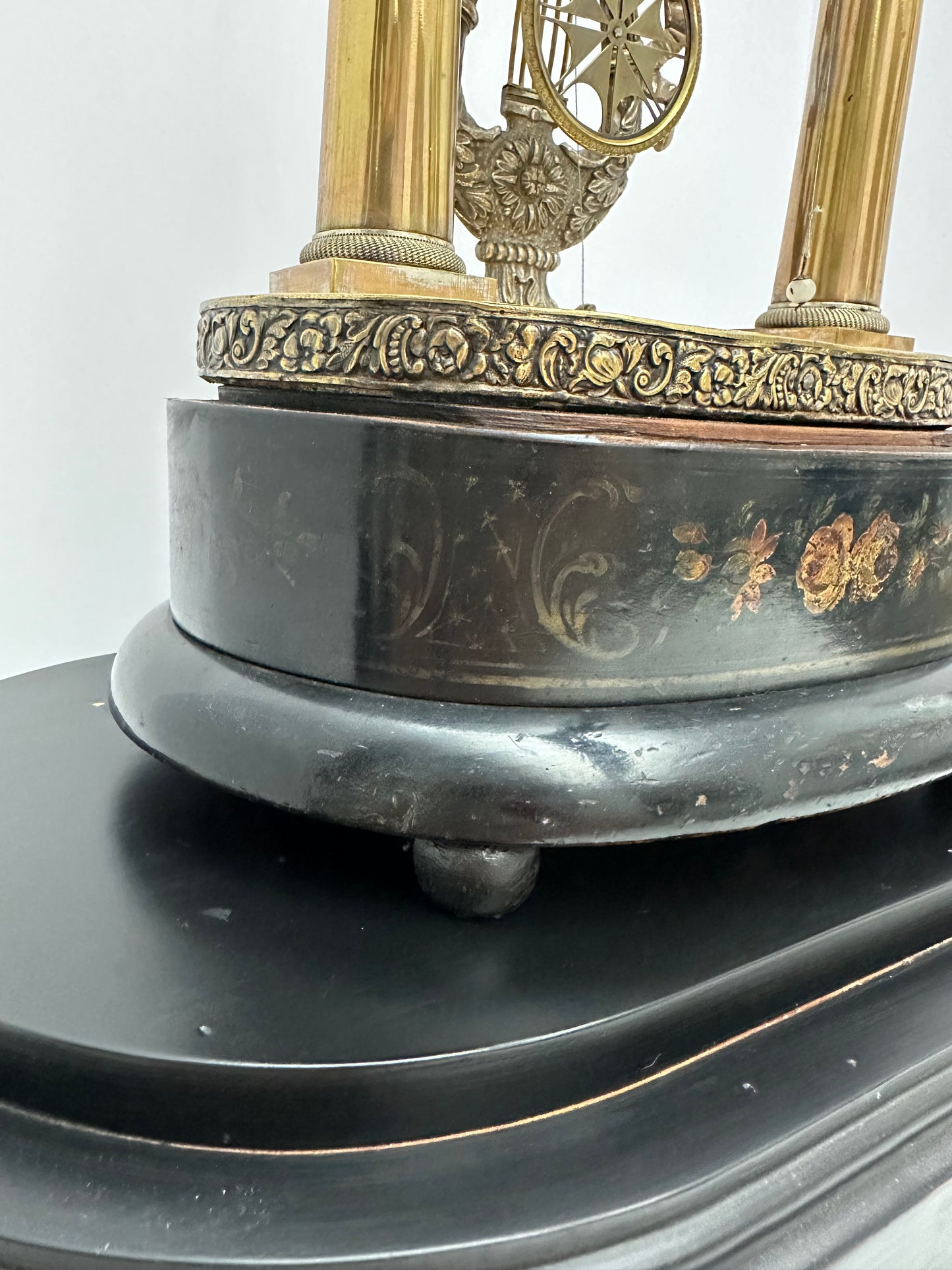 Antique -  Vienna Quarter Hour Repeater Mantel Clock with Music Box