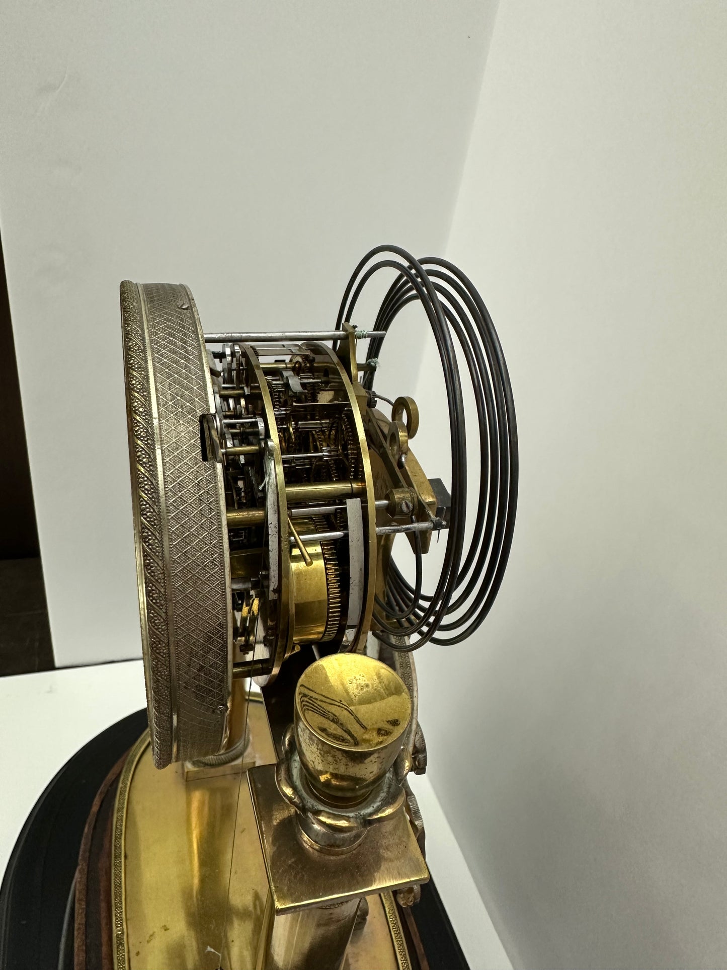 Antique -  Vienna Quarter Hour Repeater Mantel Clock with Music Box