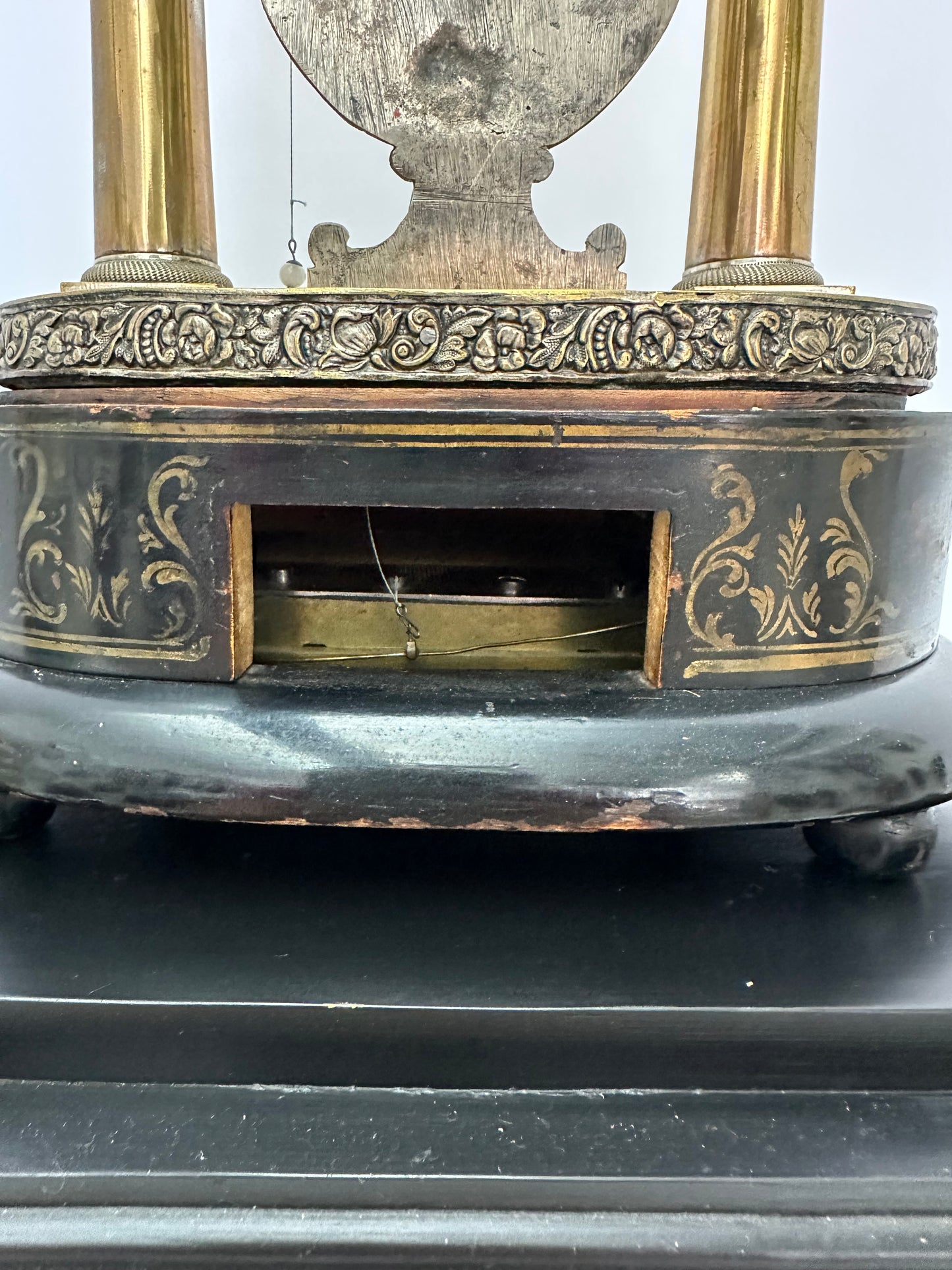 Antique -  Vienna Quarter Hour Repeater Mantel Clock with Music Box