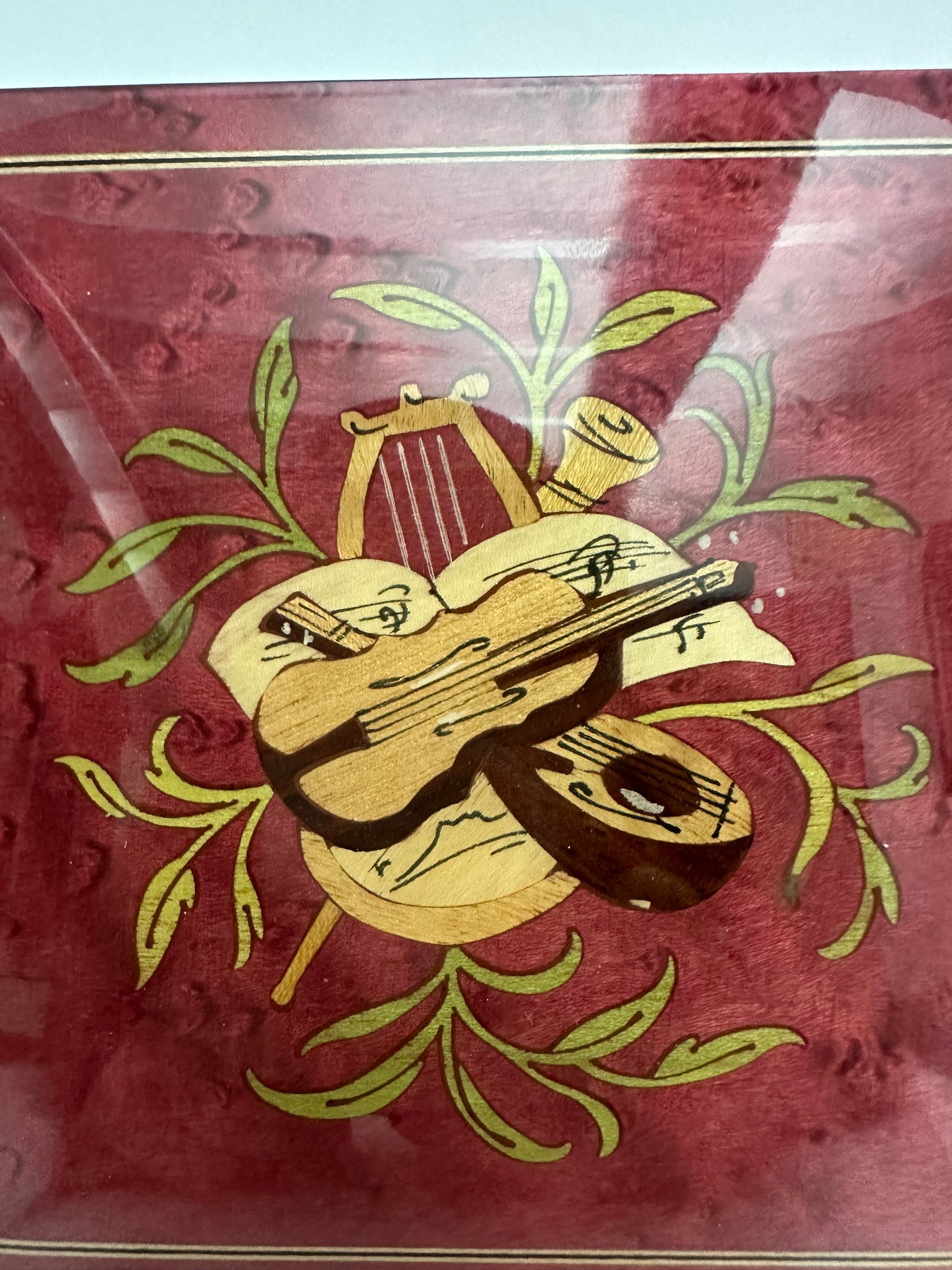 Inlaid Sorrento Italy Music Box - ROMANCE BY REUGE 'LARA'S THEME' TUNE