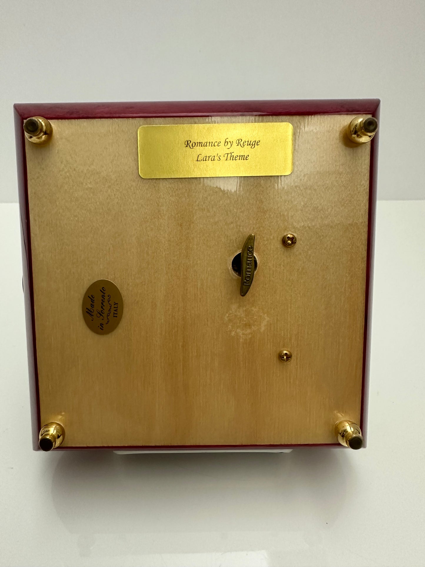 Inlaid Sorrento Italy Music Box - ROMANCE BY REUGE 'LARA'S THEME' TUNE