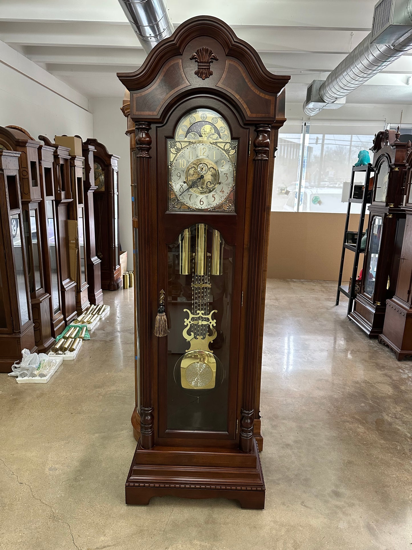 Vintage - Sligh Jefferson Grandfather Clock 0948