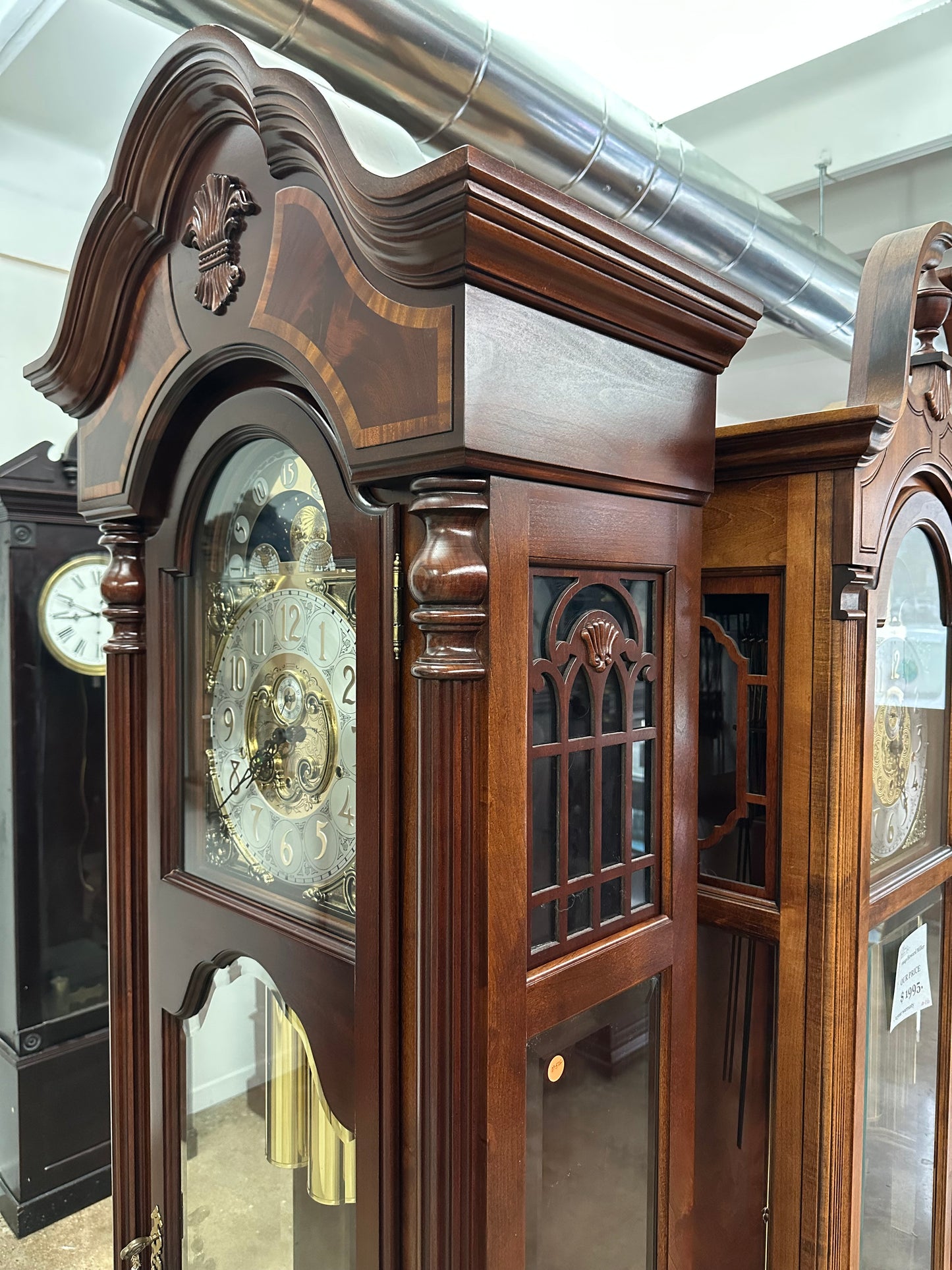 Vintage - Sligh Jefferson Grandfather Clock 0948