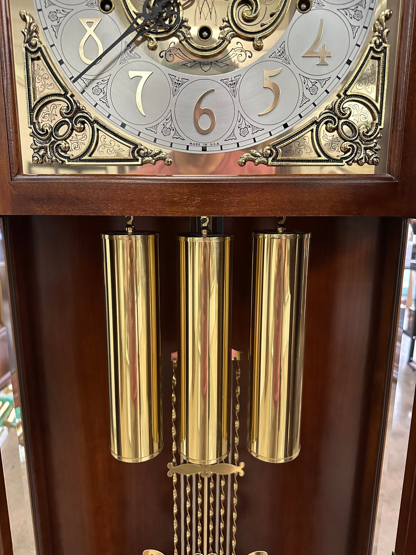 Vintage - Sligh Jefferson Grandfather Clock 0948