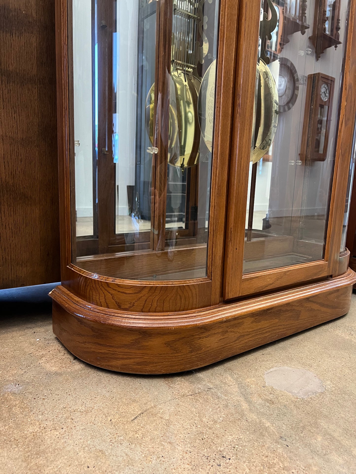Vintage - Ridgeway Curio Grandfather Clock