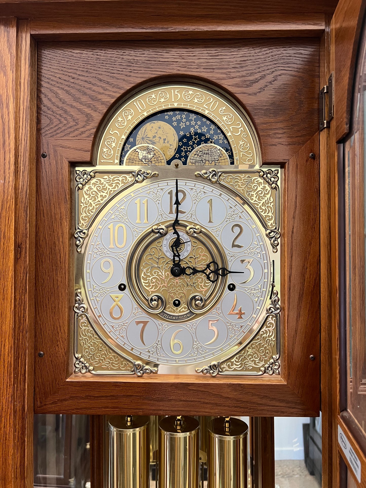 Vintage - Ridgeway Curio Grandfather Clock