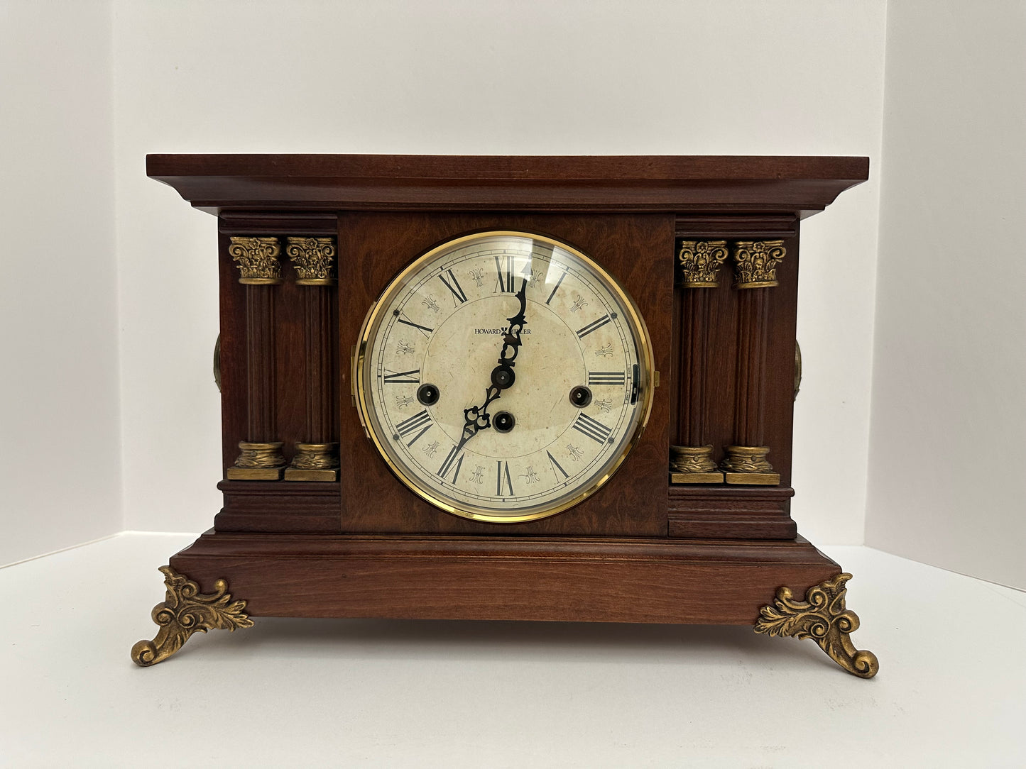 Used Howard Miller Circa Mantel Clock 630-212