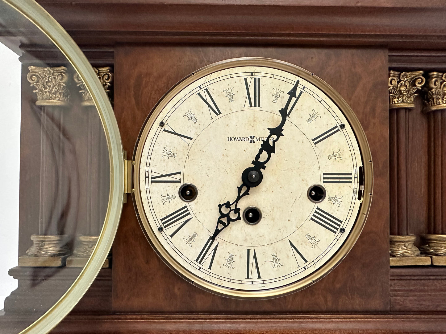 Used Howard Miller Circa Mantel Clock 630-212