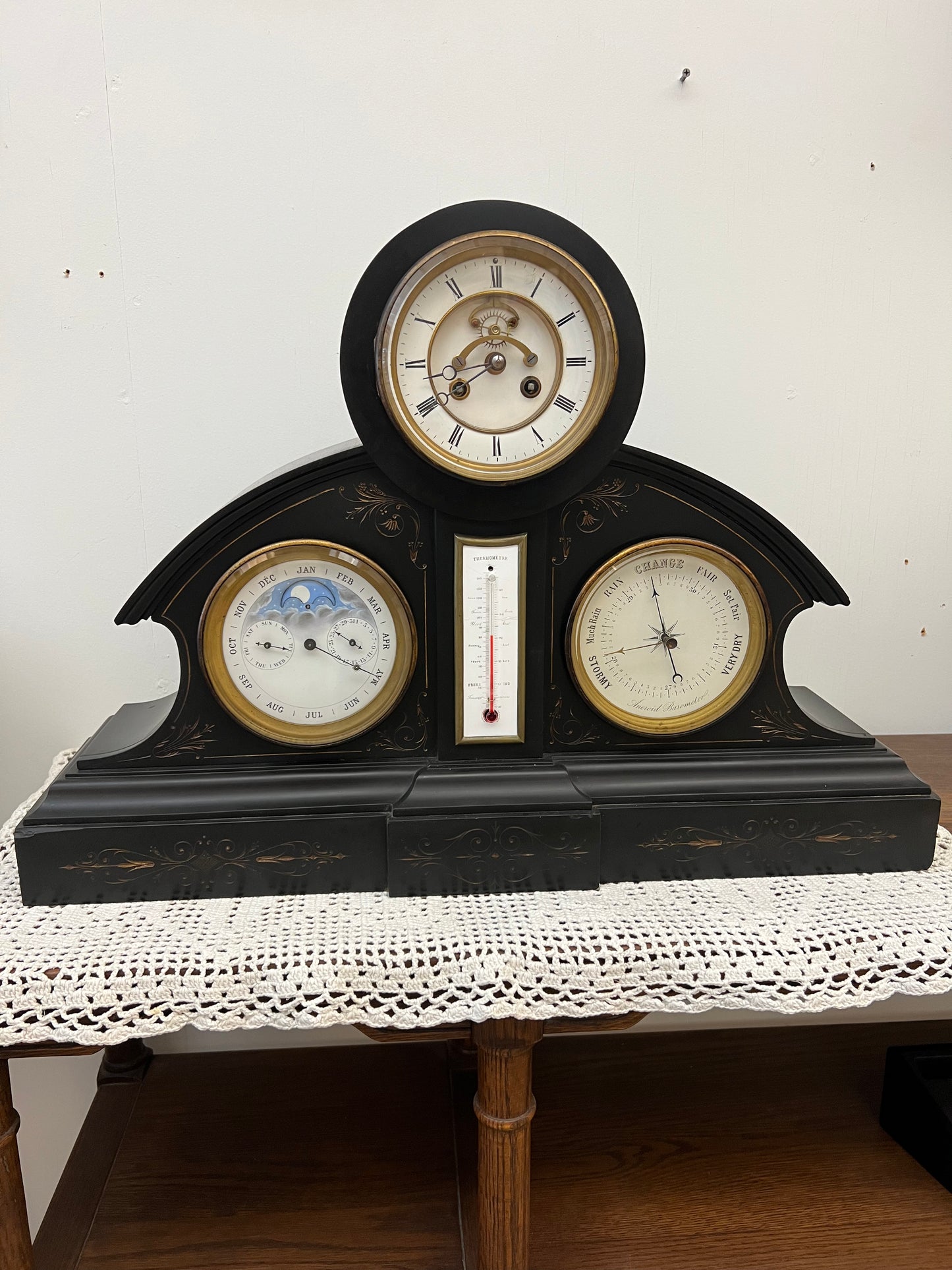 Antique 2-Spring French Mantel Clock (Circa 1900s)