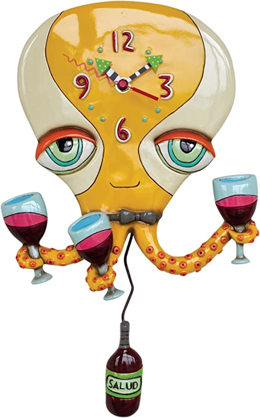 Allen Designs - HAPPY HOUR OCTOPUS CLOCK