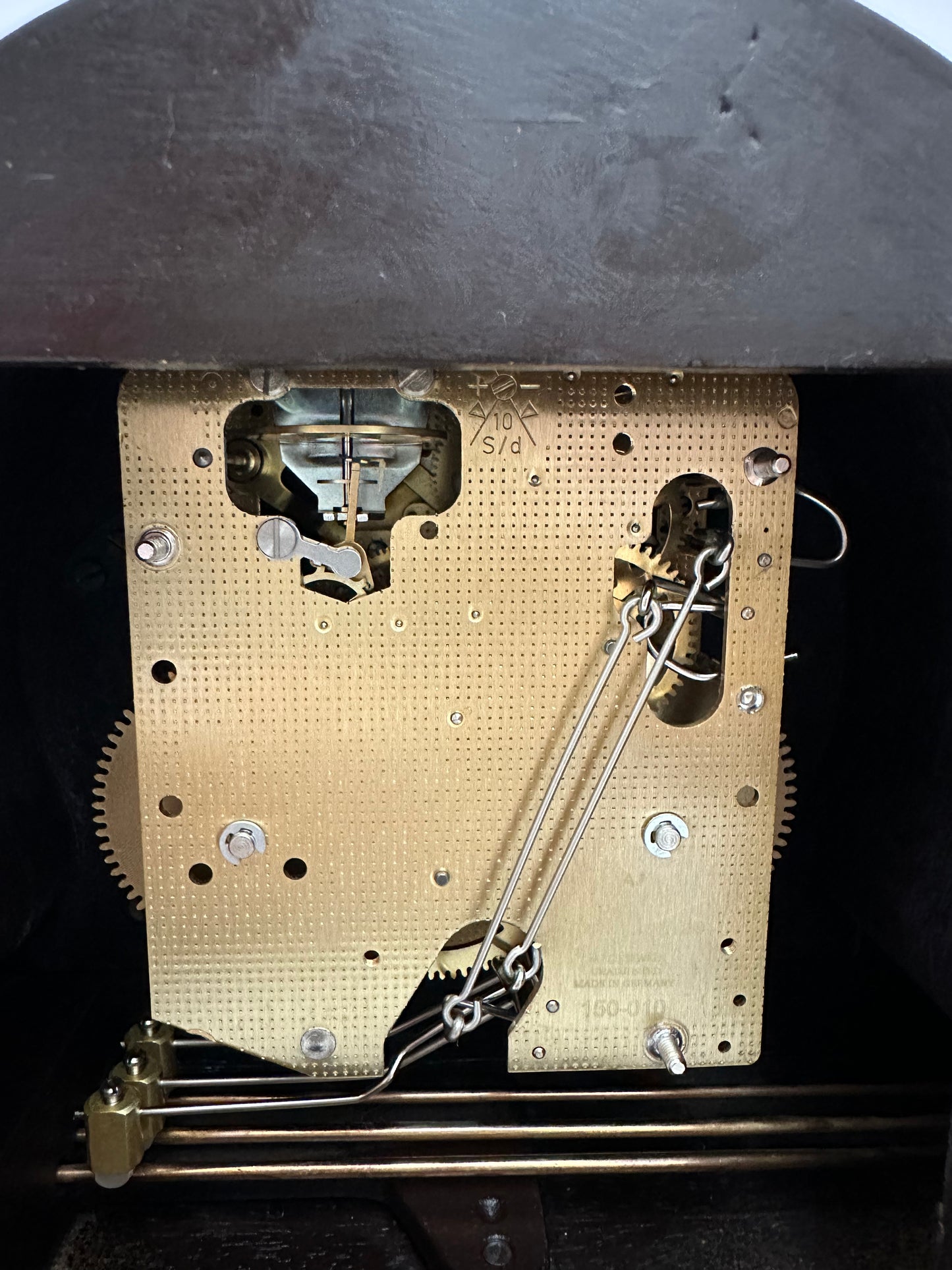 Vintage - Hermle Mid Century Modern Mantel Clock
