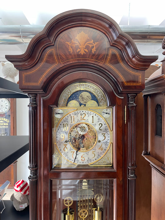 Vintage - Sligh Stamford Grandfather Clock 0818-2-AN