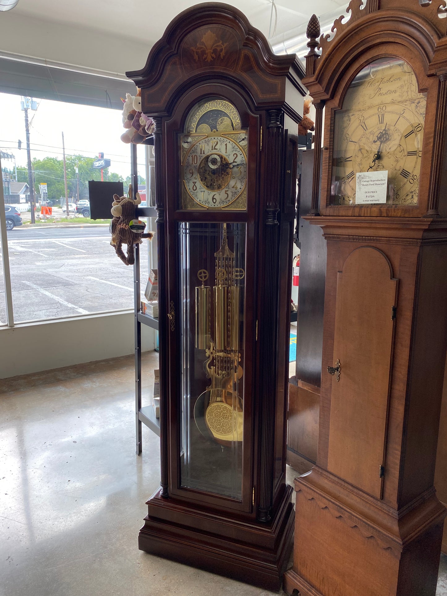 Vintage - Sligh Stamford Grandfather Clock 0818-2-AN