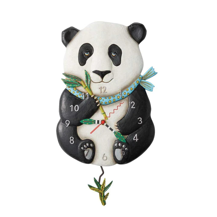 Allen Designs - Snuggles The Panda Wall Clock
