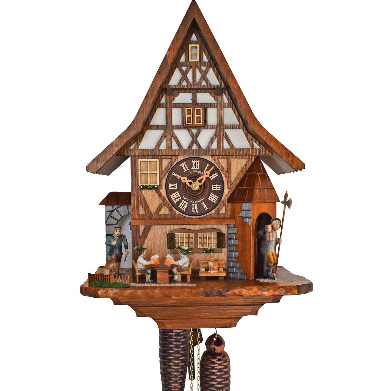 Anton Schneider - 8-DAY MOVEMENT CHALET-STYLE  8T525/9