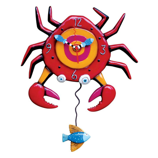 CRABBY CLOCK Wall Clocks Allen Designs 