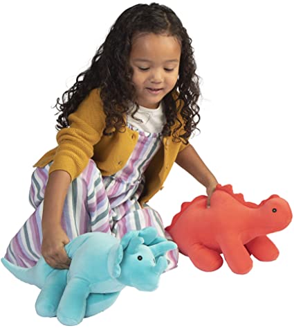 Manhattan Toy - GUMMY VELVETEEN STEGOSAURUS DINOSAUR STUFFED ANIMAL