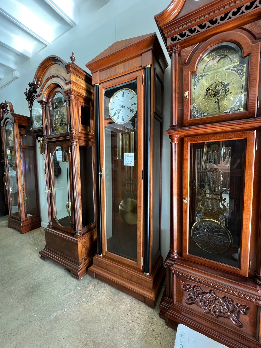 Vintage - Ethan Allen Contemporary Grandfather Clock – McGuiresclocks