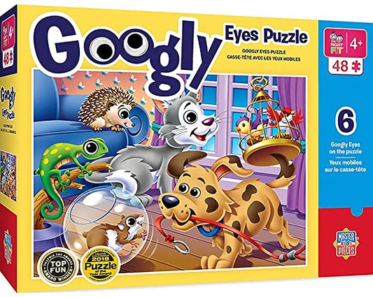 MasterPieces - PETS GOOGLY EYES (48 PC PUZZLE)
